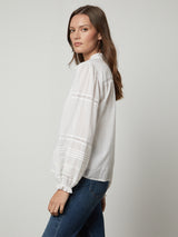 Romy Lace Top - White-Velvet-Over the Rainbow
