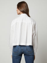 Lucille Shirt - White-Velvet-Over the Rainbow