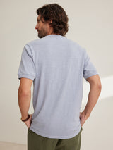 Vito Slub Henley Tee - Capri
