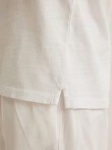 Vito Slub Henley Tee - White