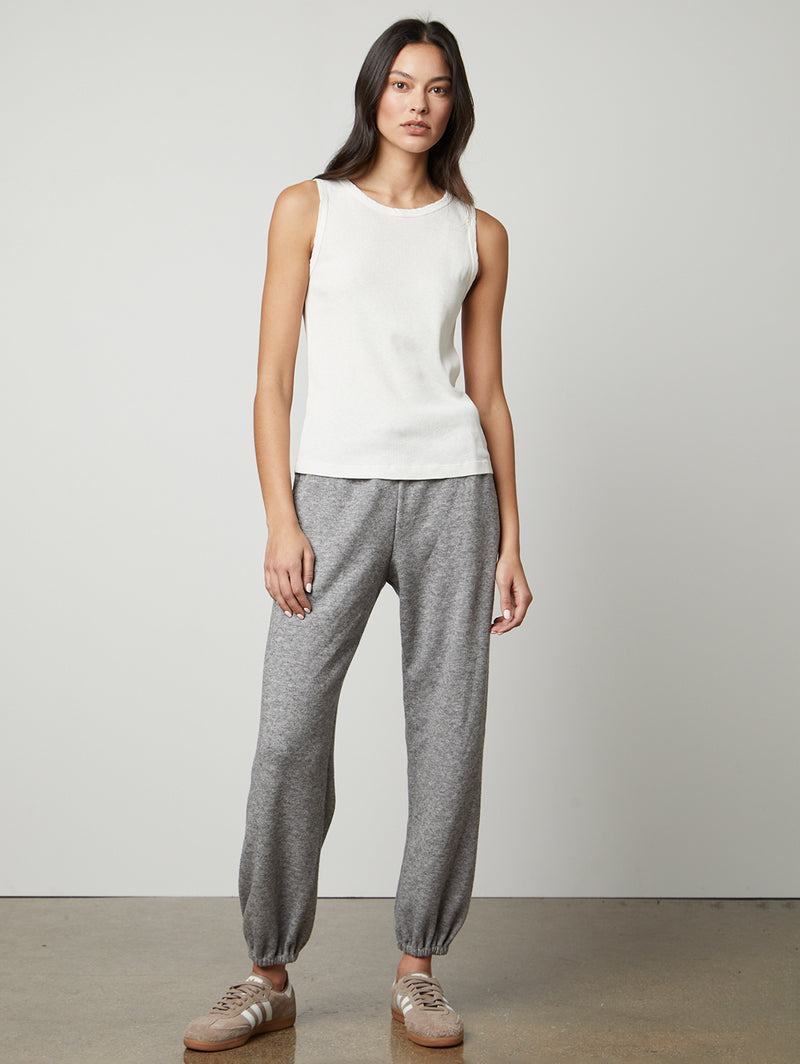 Haley Cozy Pant-Velvet-Over the Rainbow
