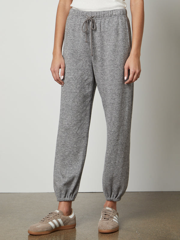 Haley Cozy Pant-Velvet-Over the Rainbow