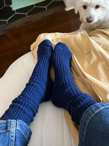 Cottage Socks - Navy