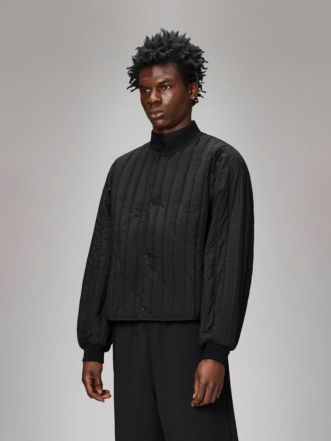 Banja Liner Bomber Jacket - Black-Rains-Over the Rainbow