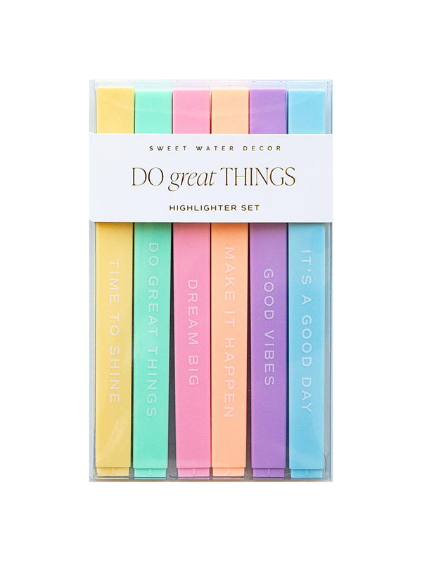 Do Great Things Pen Set-SWEET WATER DECOR-Over the Rainbow
