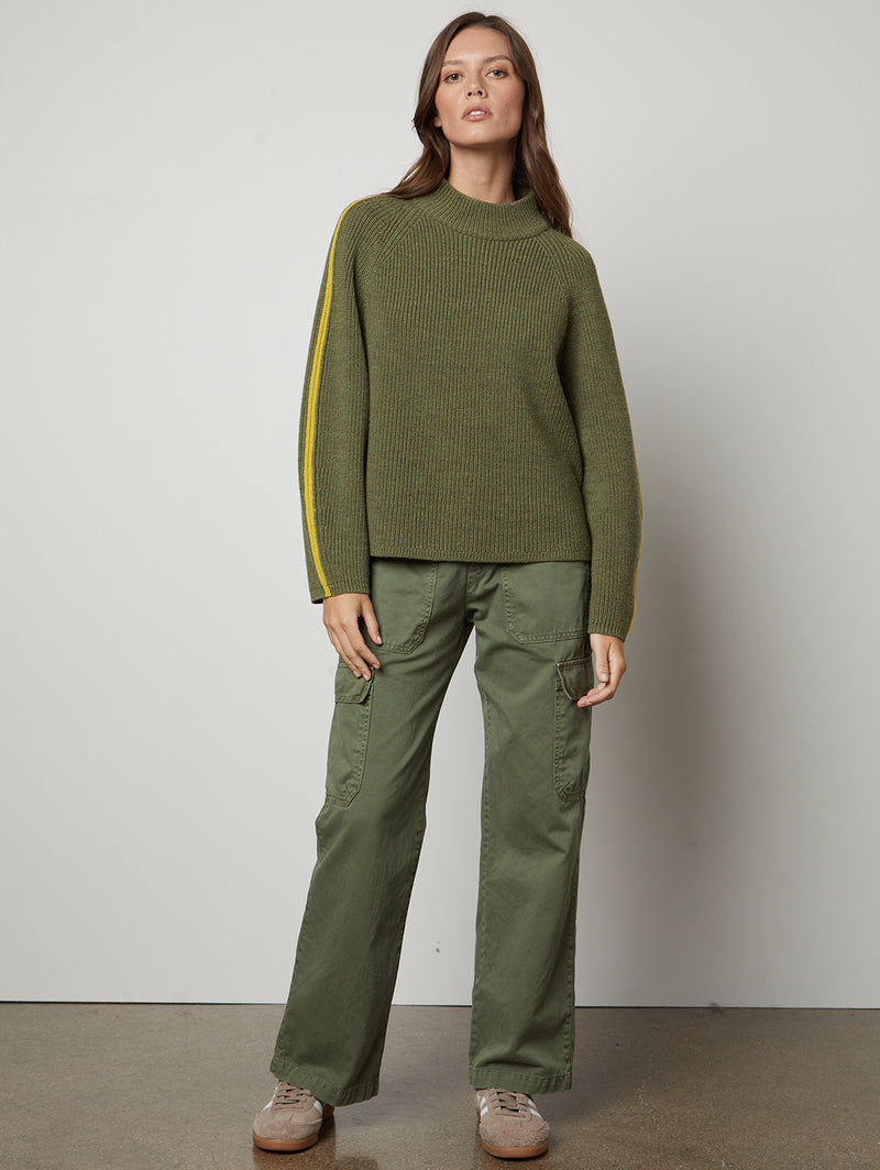Makayla Cargo Pant-Velvet-Over the Rainbow