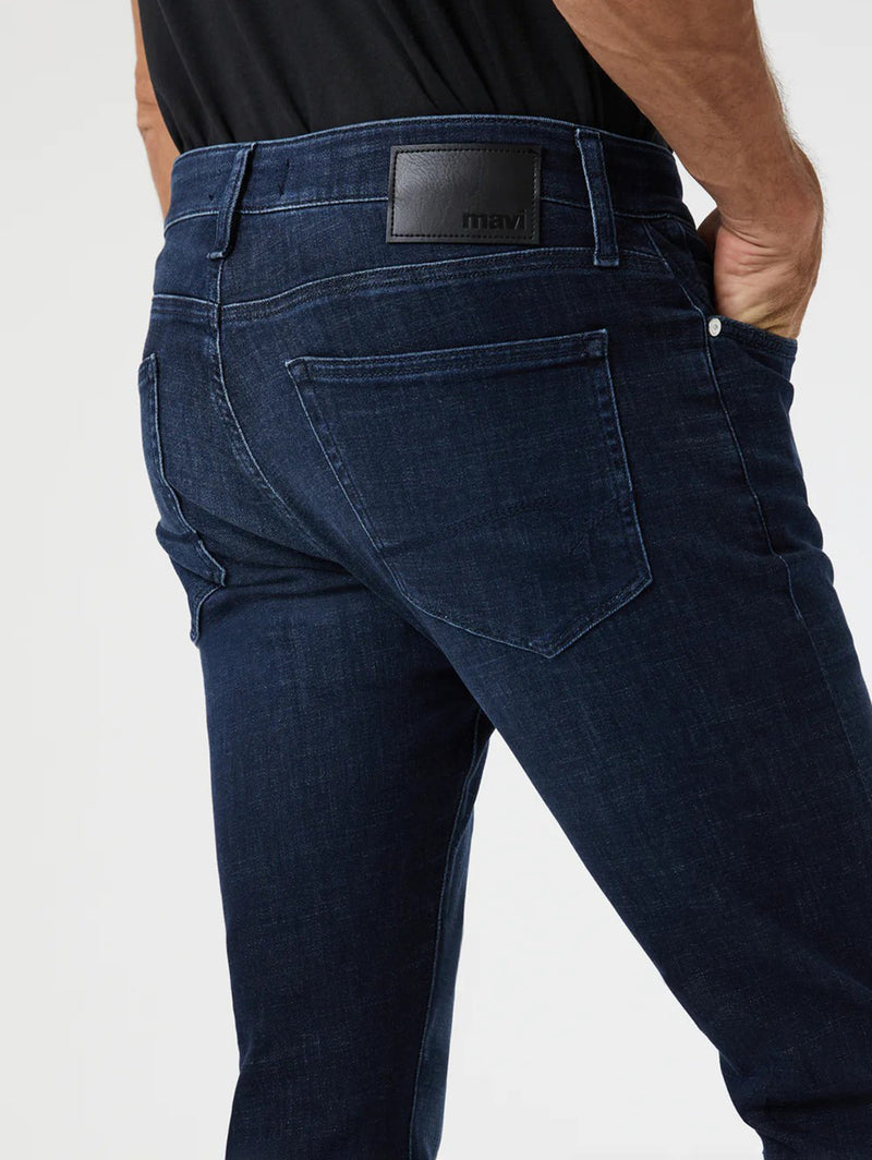 James Skinny Jean - Deep Brushed Feather Blue-Mavi-Over the Rainbow