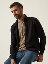 High Neck Zip Up - Black-34 HERITAGE-Over the Rainbow