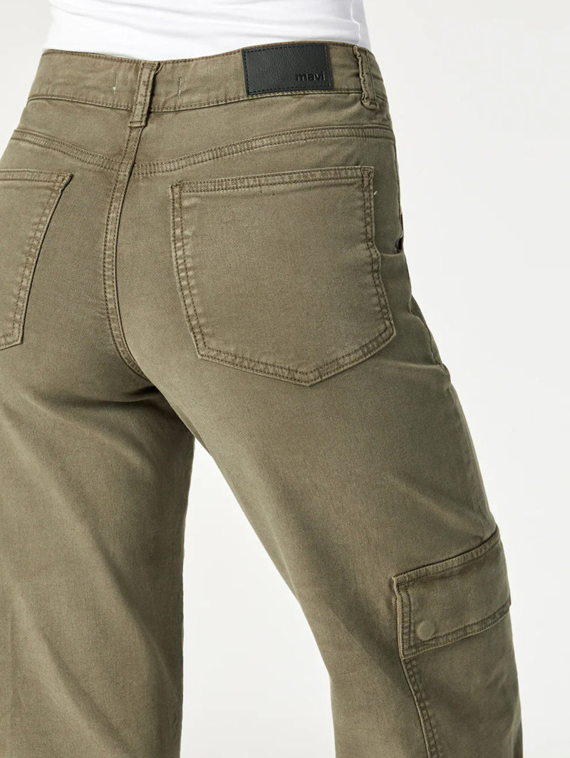 Alva Cargo Pant - Capers Luxe Twill-Mavi-Over the Rainbow