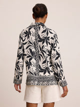 Sienna Fiji Print Shirt - Black-Velvet-Over the Rainbow