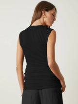 Estina Fitted Tank-Velvet-Over the Rainbow