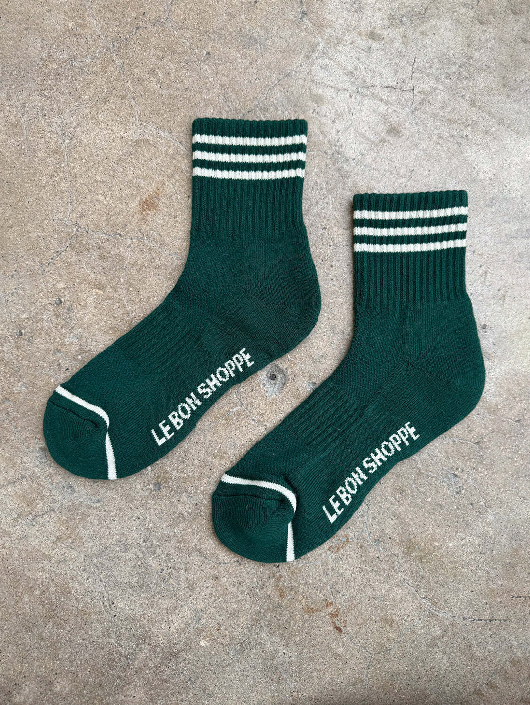 Girlfriend Socks - Hunter Green-LE BON SHOPPE-Over the Rainbow