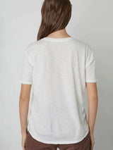 Tera Short Sleeve Crew Tee-Velvet-Over the Rainbow