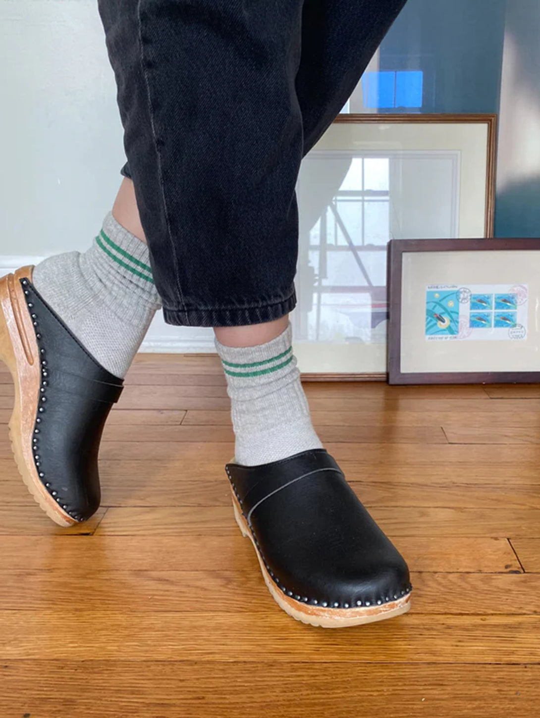 Boyfriend Socks - Light Grey-LE BON SHOPPE-Over the Rainbow