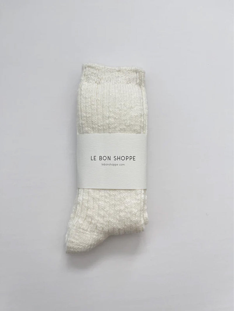 Cottage Socks - White Linen-LE BON SHOPPE-Over the Rainbow