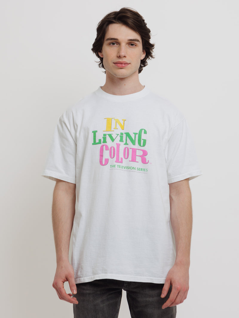 Vintage 1990's In Living Colour TV Logo T-Shirt-In Vintage We Trust-Over the Rainbow