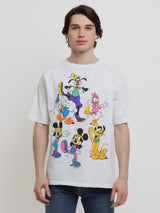 Vintage 1990s Mickey Mouse & Friends Aerobics T-Shirt-In Vintage We Trust-Over the Rainbow