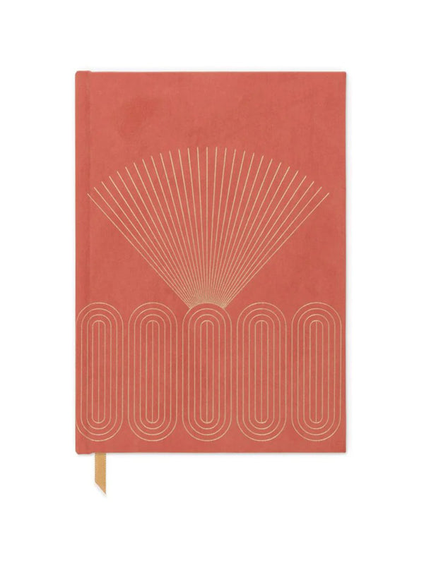 Bookcloth Journal - Terracotta-DESIGN WORKS INK-Over the Rainbow