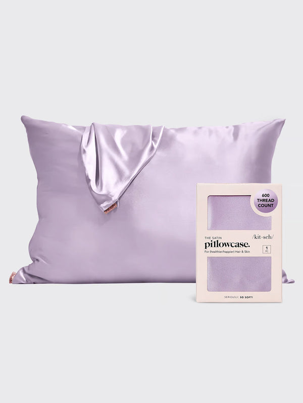 Satin Pillowcase - Lavender-KITSCH-Over the Rainbow