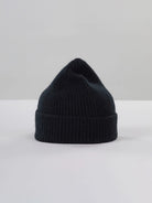 Wool Angora Beanie - Onyx-LE BONNET-Over the Rainbow
