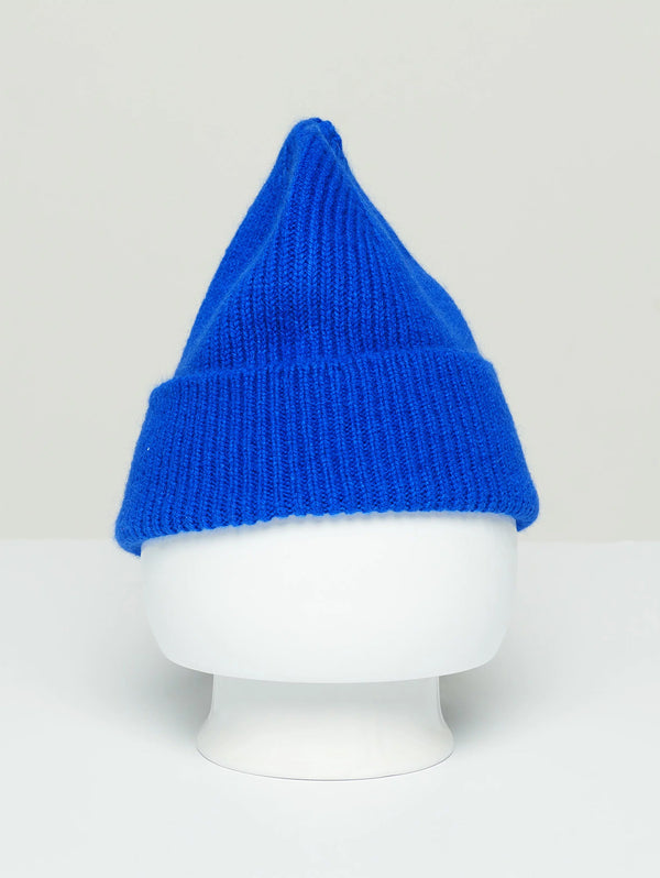 Classic Angora Beanie - Royal Azure-LE BONNET-Over the Rainbow