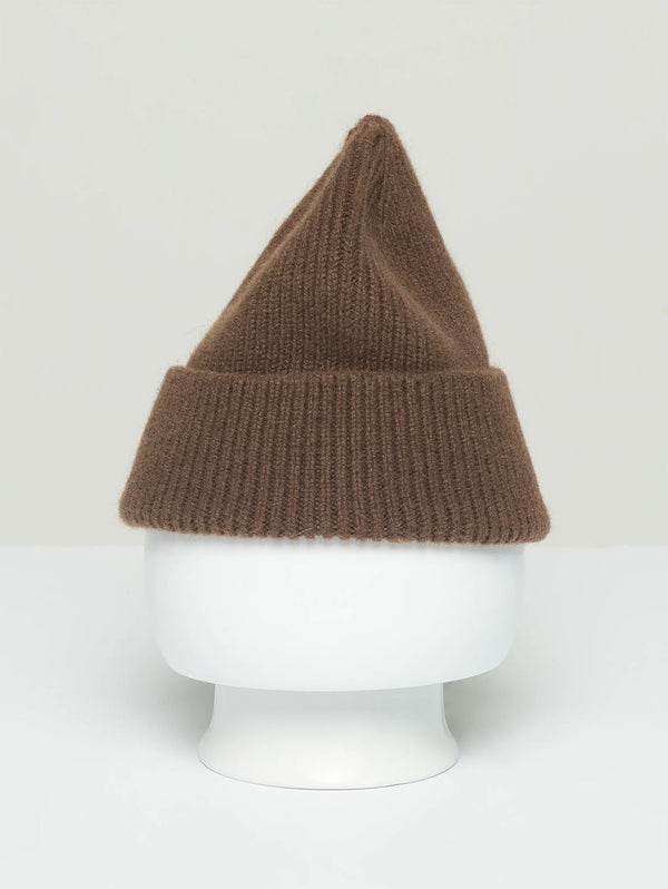 Classic Angora Beanie - Walnut-LE BONNET-Over the Rainbow