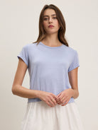 Casey Linen Tee - Ceramic-Velvet-Over the Rainbow
