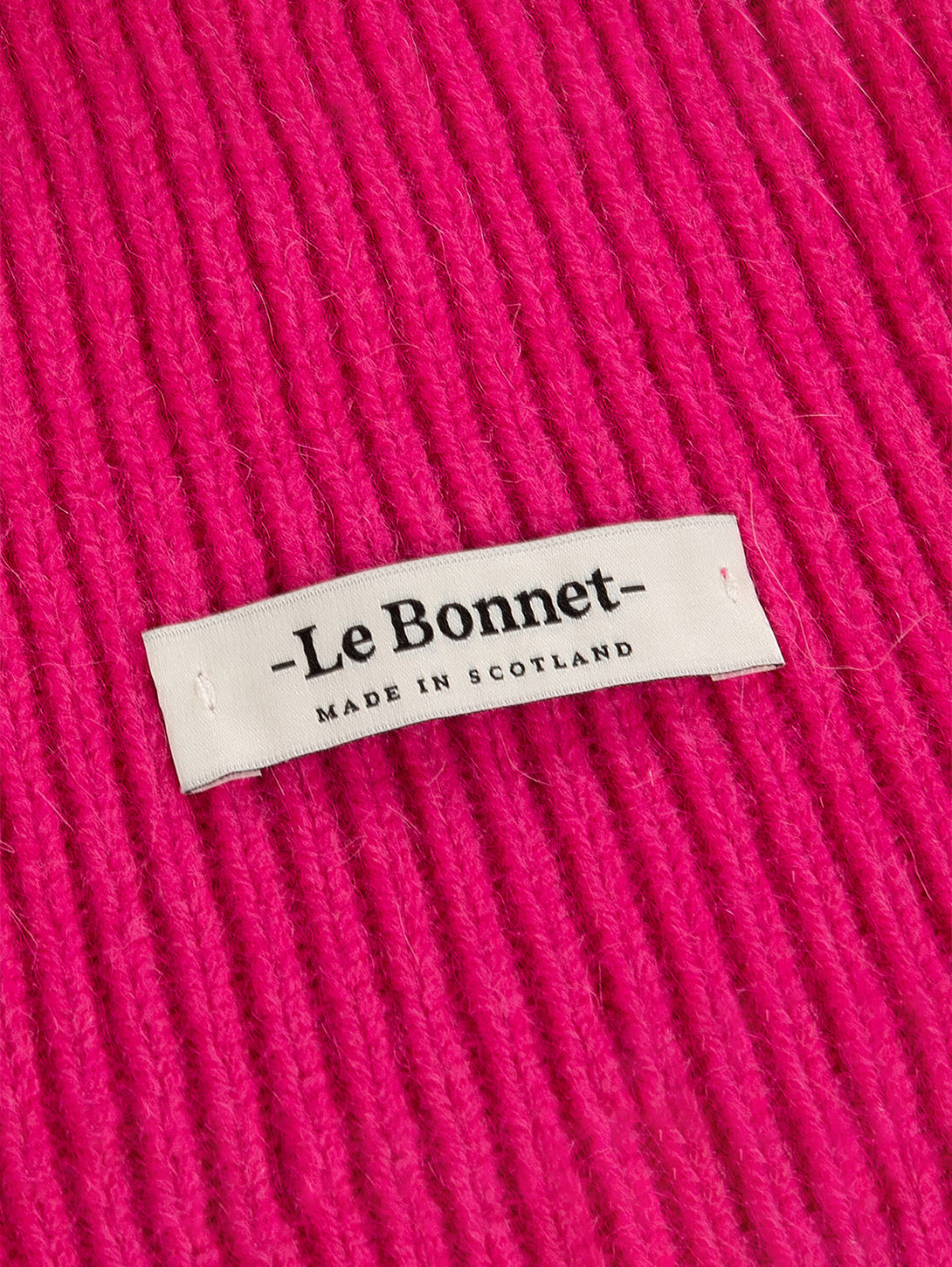Wool Angora Beanie - Lipstick-LE BONNET-Over the Rainbow