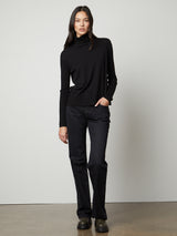 Sally Mock Turtleneck Sweater-Velvet-Over the Rainbow