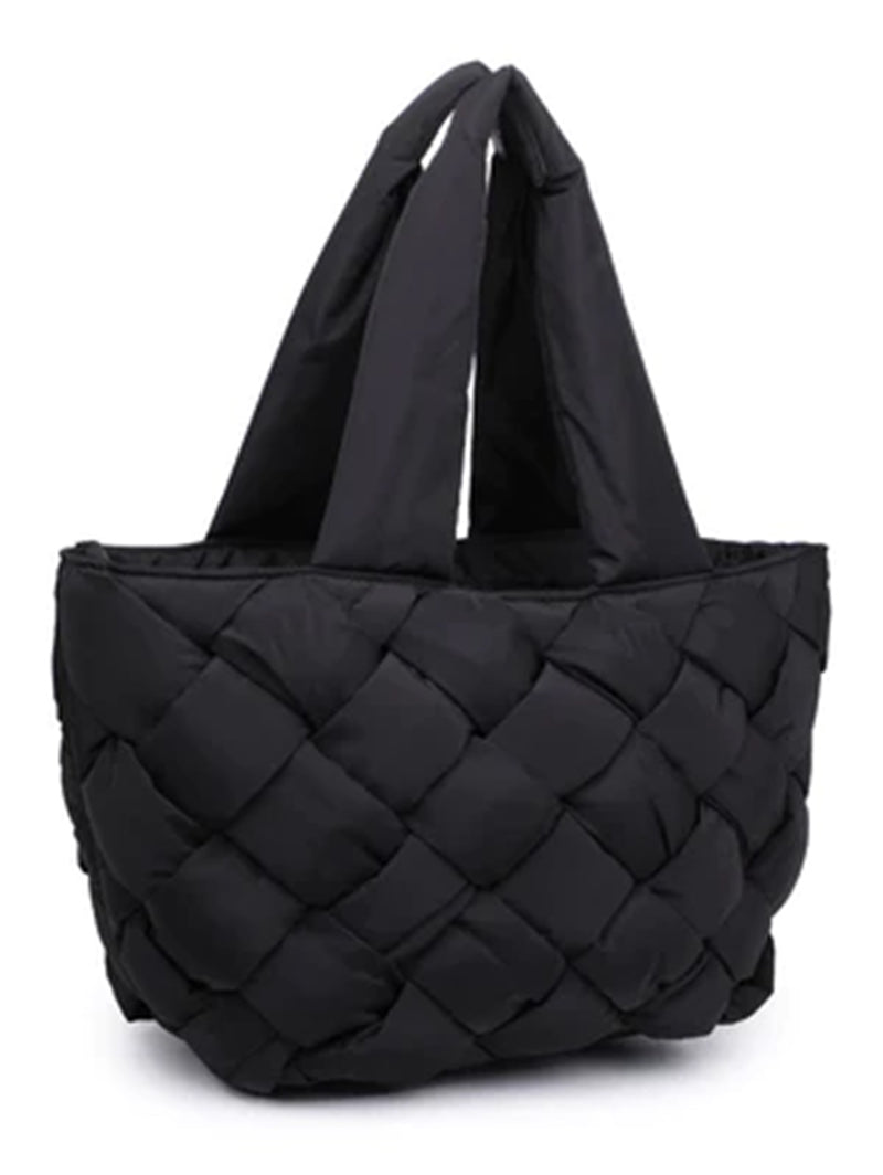 Intuition East West Wide Tote - Black-SOL + SELENE-Over the Rainbow