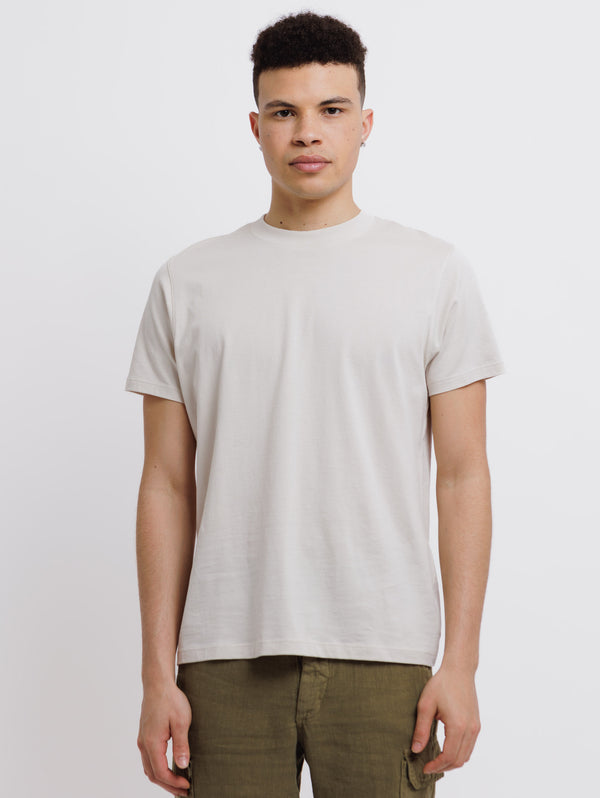 Short Sleeve High Crew Tee - Wheat-Patrick Assaraf-Over the Rainbow