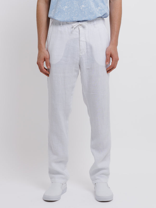Key West Linen Pant - White-Benson-Over the Rainbow