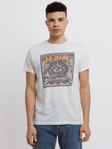 Def Leppard Tee - Antique White-Retro Brand Black Label-Over the Rainbow