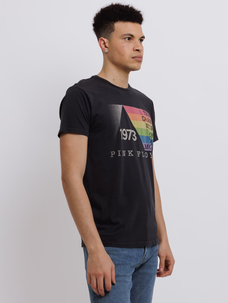 Pink Floyd 1973 Tee - Vintage Black-Retro Brand Black Label-Over the Rainbow