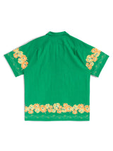 Moss Ornate Bloom Camp Shirt - Green-BATHER-Over the Rainbow