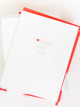 Fucking Love You - Letterpress Card-CHEZ GAGNE LETTERPRESS-Over the Rainbow
