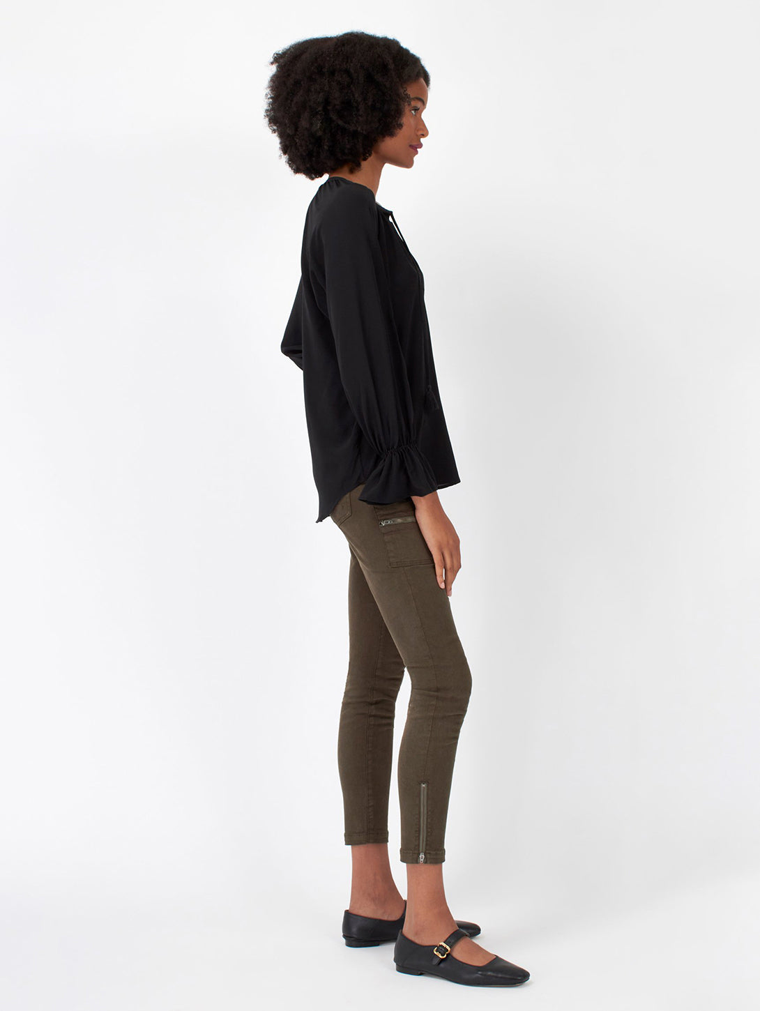 Cecarina Silk Top - Caviar-Joie-Over the Rainbow