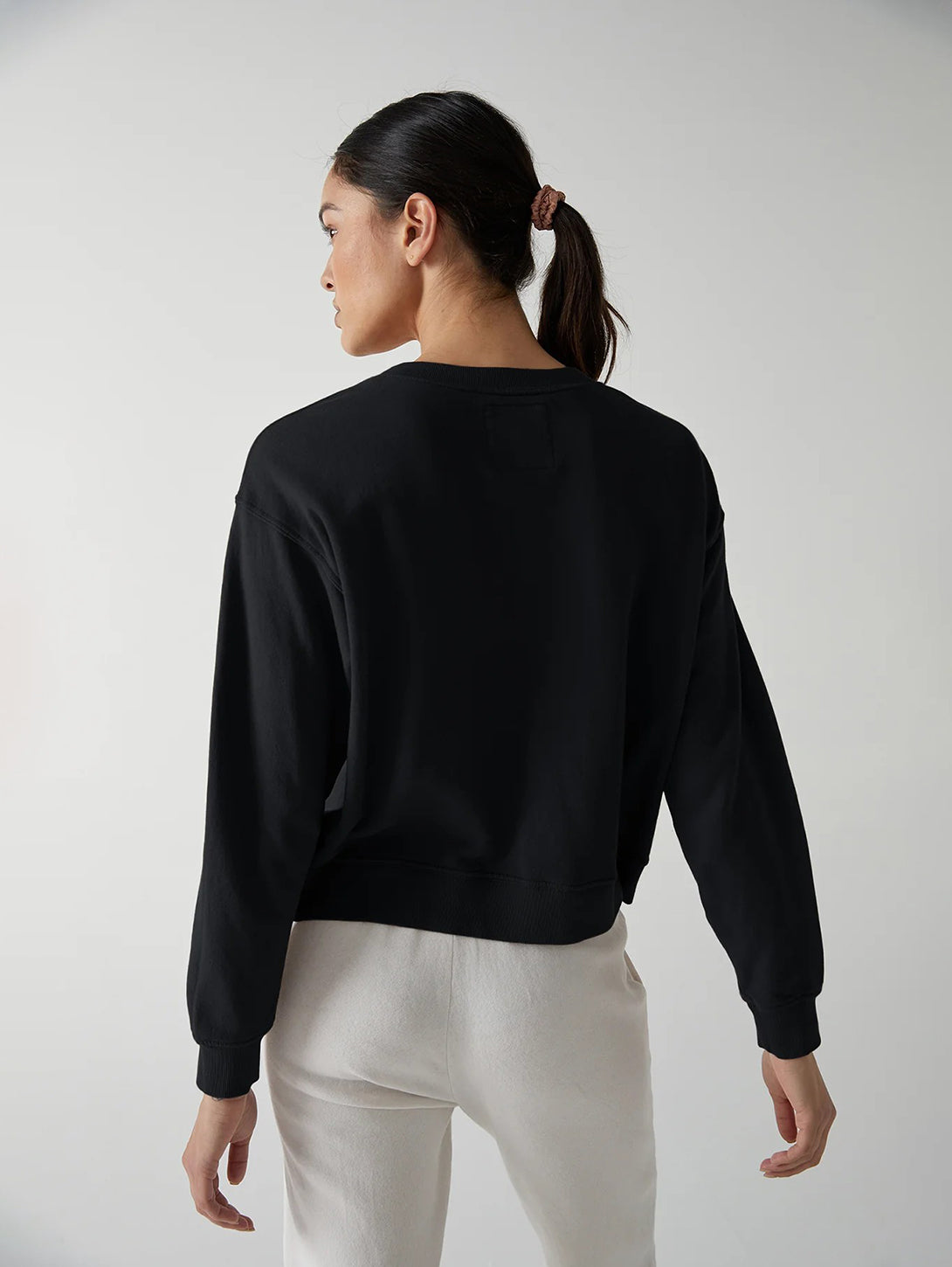 Ynez Sweatshirt - Black-Velvet-Over the Rainbow