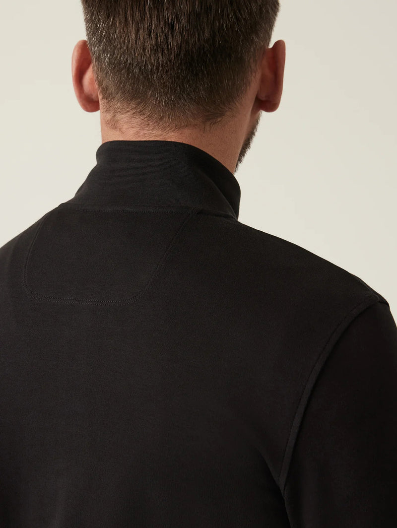 High Neck Zip Up - Black-34 HERITAGE-Over the Rainbow