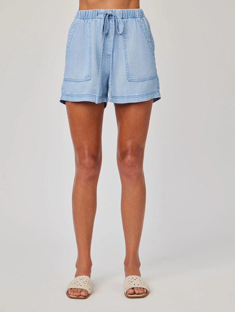 Pocket Short - Coastal Spray Wash-Bella Dahl-Over the Rainbow