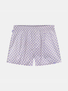 Boxer Shorts - Purple Checkered-POCKIES-Over the Rainbow