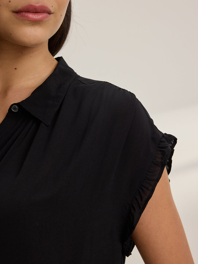 Akira Shirt - Black-Velvet-Over the Rainbow
