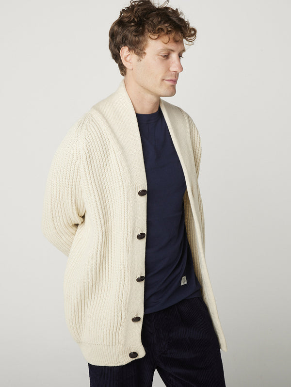 Wilkinson Cardigan - Ecru-PEREGRINE-Over the Rainbow