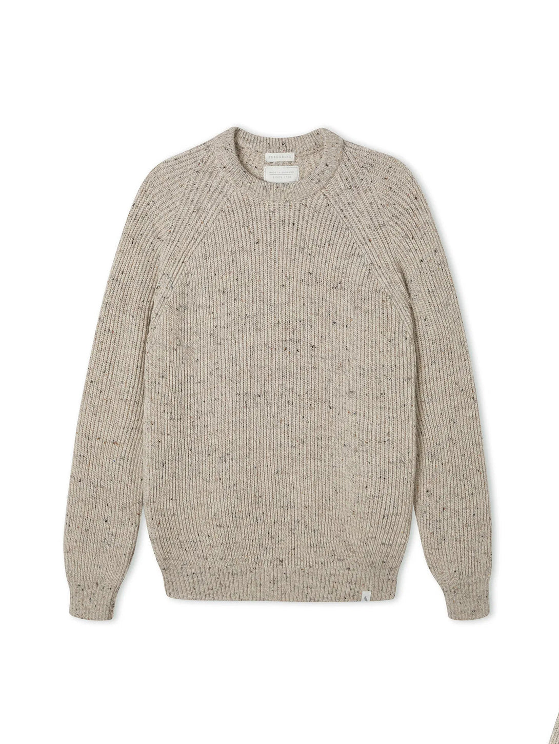 Ford Crew Sweater - Oatmeal-PEREGRINE-Over the Rainbow