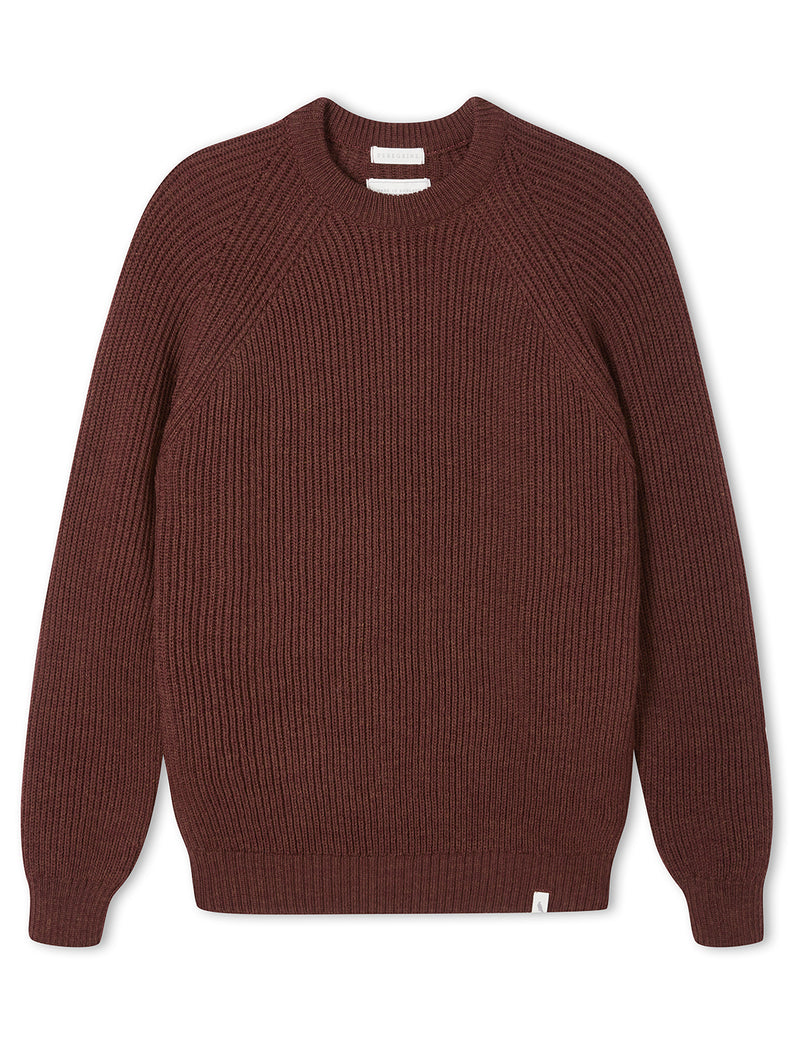 Ford Merino Crewneck Sweater - Shiraz-PEREGRINE-Over the Rainbow