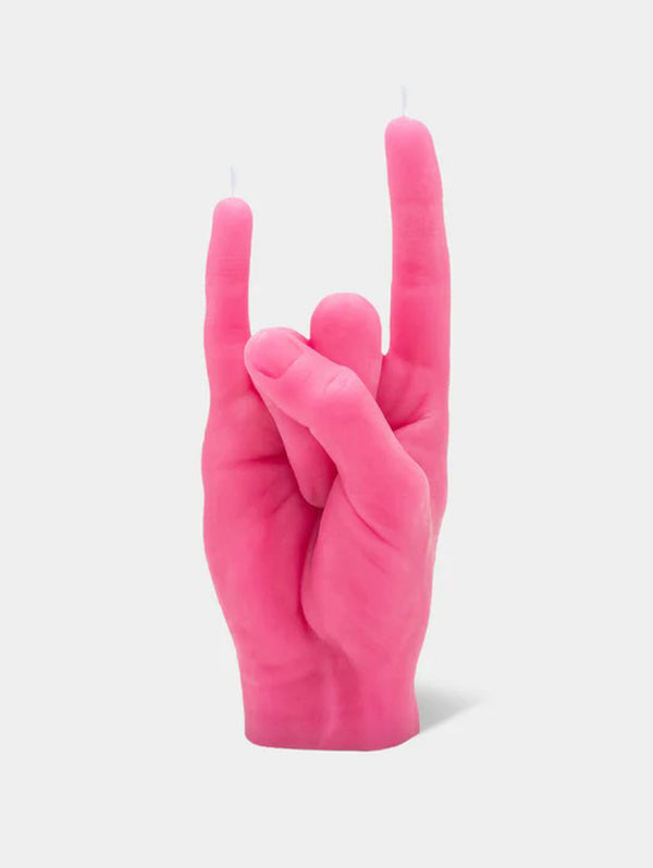 "You Rock" Candle Hand - Pink-54 CELSIUS-Over the Rainbow