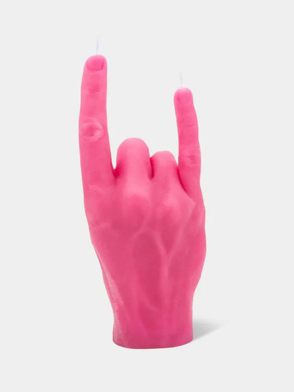 "You Rock" Candle Hand - Pink-54 CELSIUS-Over the Rainbow