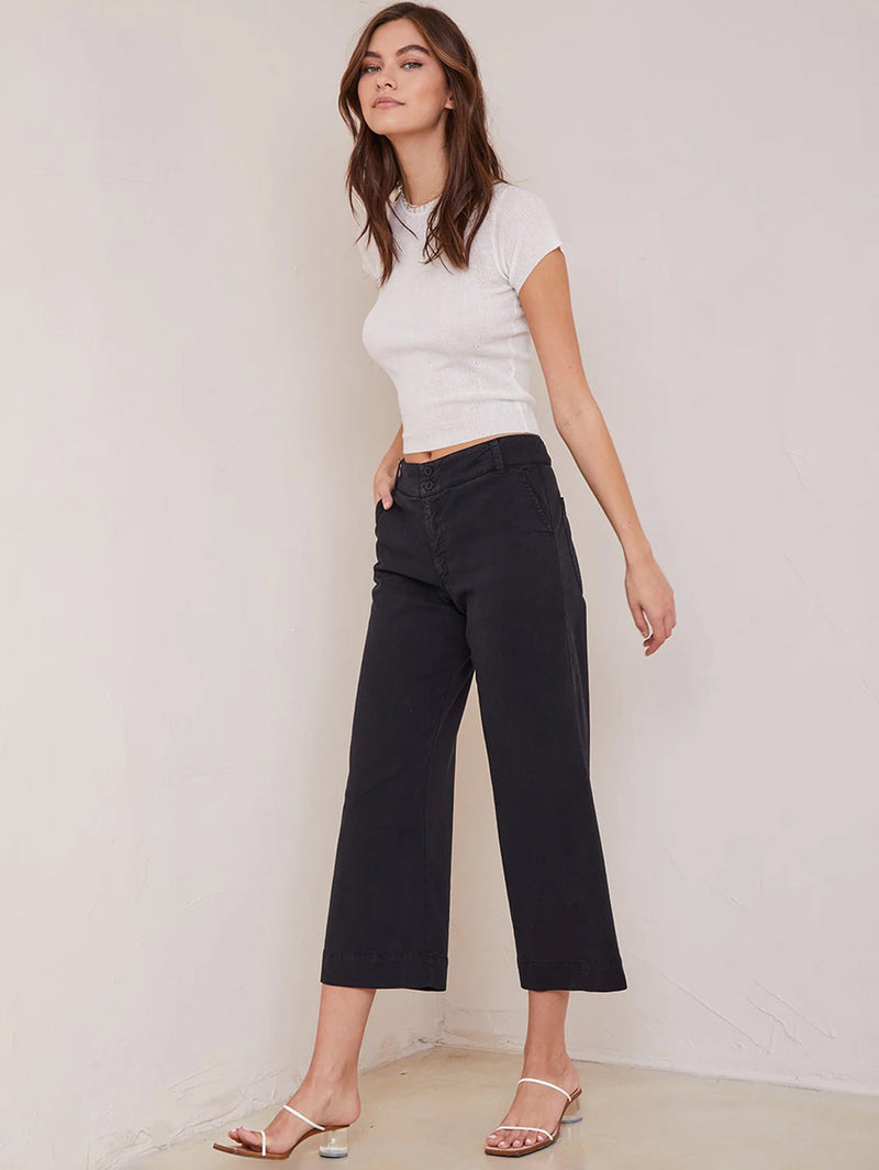 Saige Wide Crop Pant-Bella Dahl-Over the Rainbow