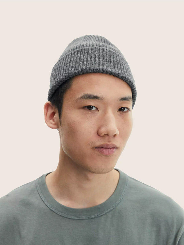 Classic Angora Beanie - Slate Grey-LE BONNET-Over the Rainbow