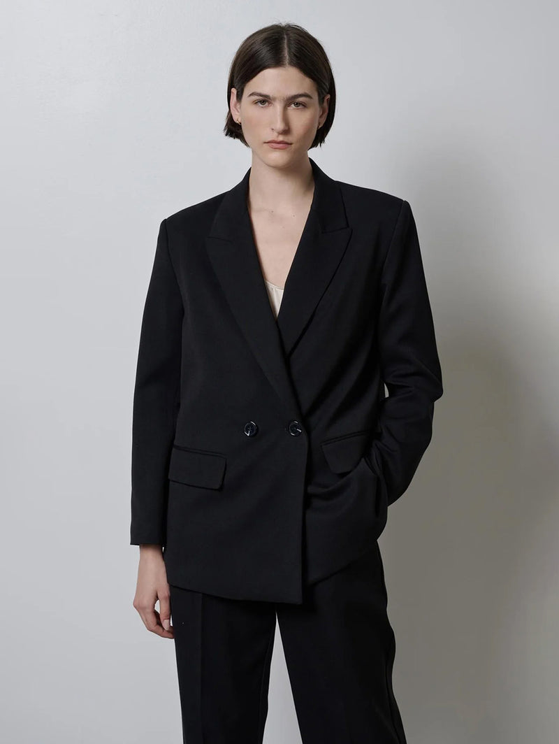 Fairfax Blazer - Black-Velvet-Over the Rainbow